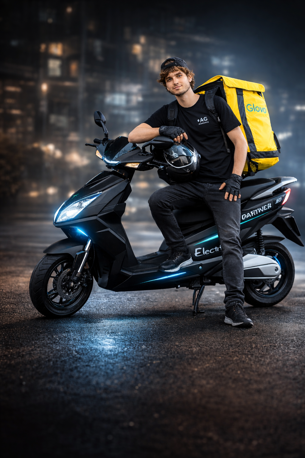 Kurier AG Partner na hulajnodze – praca bez działalności gospodarczej