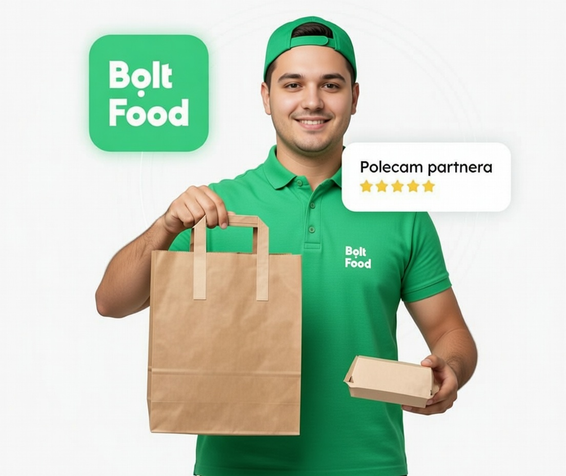 Dostawca Bolt Food – rozpocznij współpracę z AG Partner